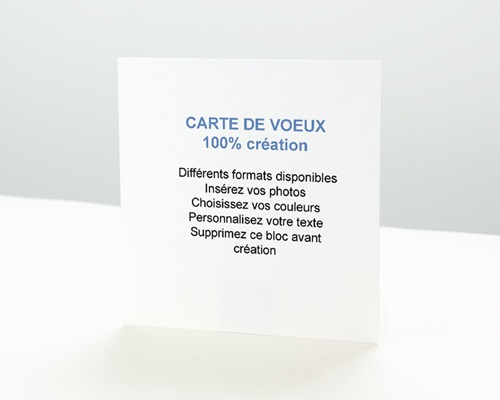 Voeux créatif Carte de vœux particulier - Voeux créatif