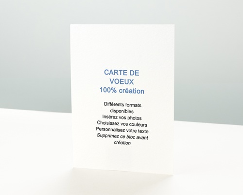 Voeux créatif Carte de vœux particulier - Voeux créatif