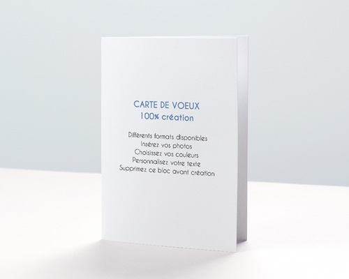 Voeux créatif Carte de vœux particulier - Voeux créatif