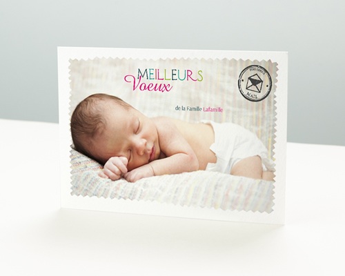 Carte postale de Noel Carte de vœux particulier - Carte postale de Noel