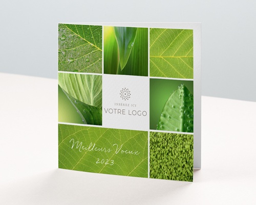 Ecologie et nature Carte de voeux entreprise - Ecologie et nature