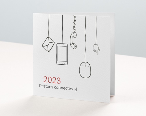 Stay Connected Carte de voeux entreprise - Stay Connected