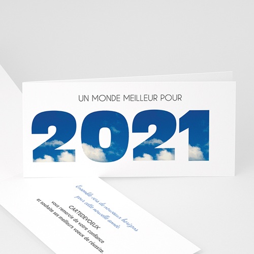 Crever le plafond Carte de voeux entreprise - Crever le plafond