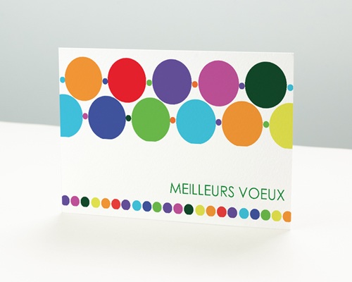 Envie de couleurs Carte de vœux particulier - Envie de couleurs