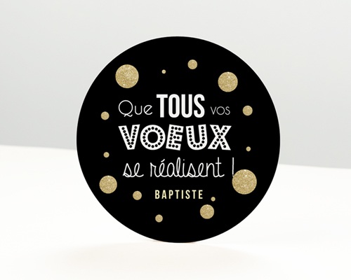Voeux Bulles Carte de vœux particulier - Voeux Bulles
