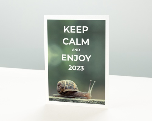 Keep Calm Carte de voeux entreprise - Keep Calm