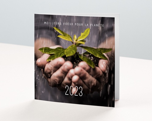 Eco Friendly Carte de voeux entreprise - Eco Friendly