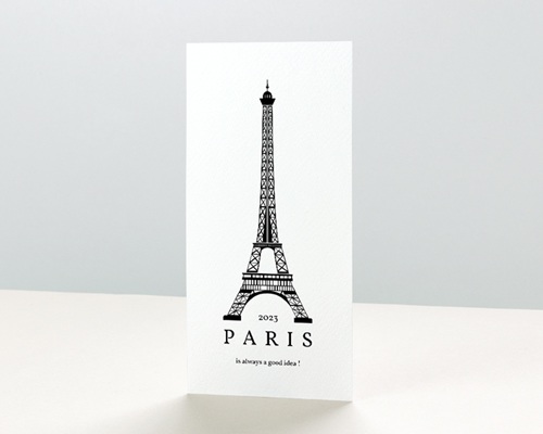 Paris Voeux Carte de voeux entreprise - Paris Voeux