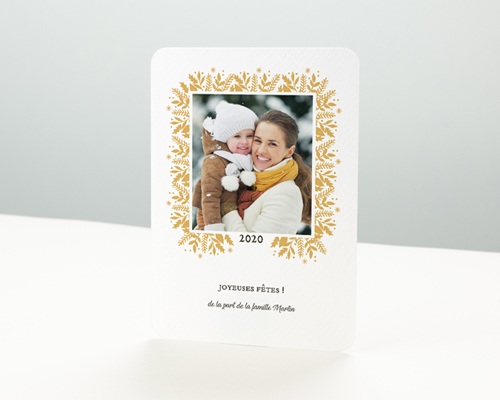 Voeux chic Carte de vœux particulier - Voeux chic