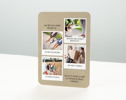 Flashback Carte de vœux particulier - Flashback