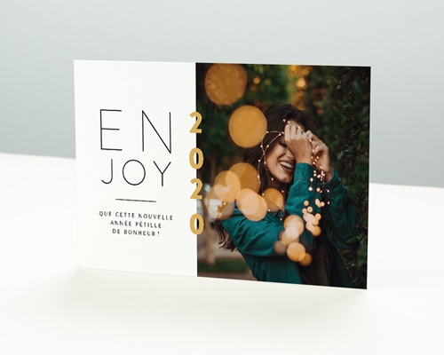 Enjoy Carte de vœux particulier - Enjoy