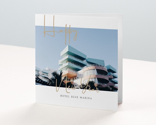 Hôtels et Resorts Carte de voeux entreprise - Hôtels et Resorts