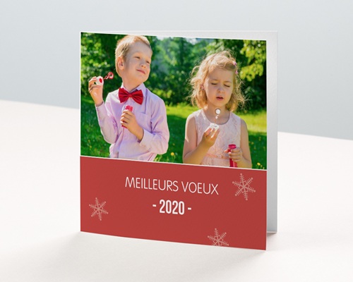 Meilleurs voeux sincères Carte de vœux particulier - Meilleurs voeux sincères