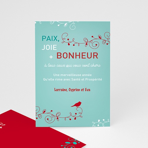 Romantique Carte de vœux particulier - Romantique