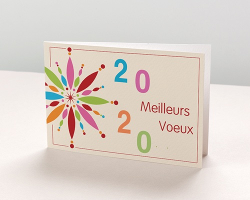 Rose des vents 2 Carte de vœux particulier - Rose des vents 2