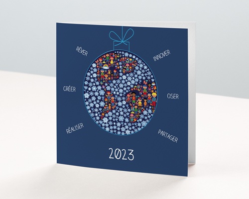 Jolie Planète Carte de voeux entreprise - Jolie Planète