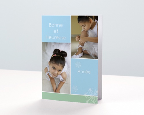 Classique et efficace Carte de vœux particulier - Classique et efficace