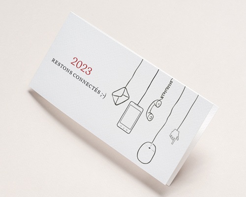 Stay Connected Carte de voeux entreprise - Stay Connected