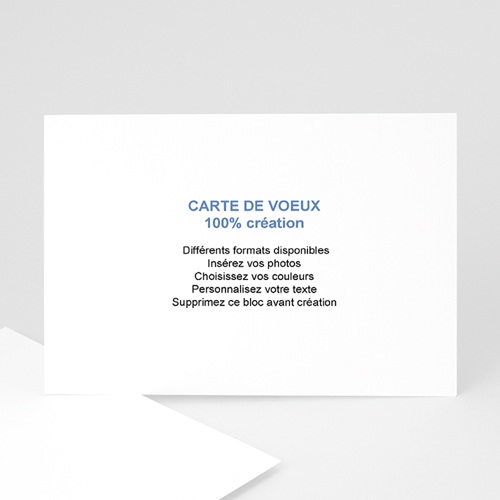 Voeux créatif Carte de vœux particulier - Voeux créatif