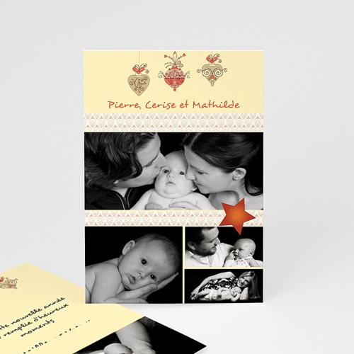 Voeux Famille Carte de vœux particulier - Voeux Famille
