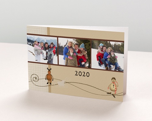Un souhait pour noël Carte de vœux particulier - Un souhait pour noël
