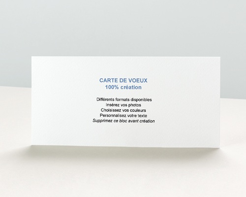 Voeux créatif Carte de vœux particulier - Voeux créatif