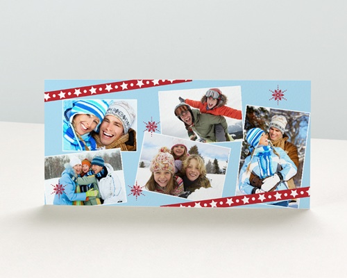 Esprit scrapbooking Carte de vœux particulier - Esprit scrapbooking